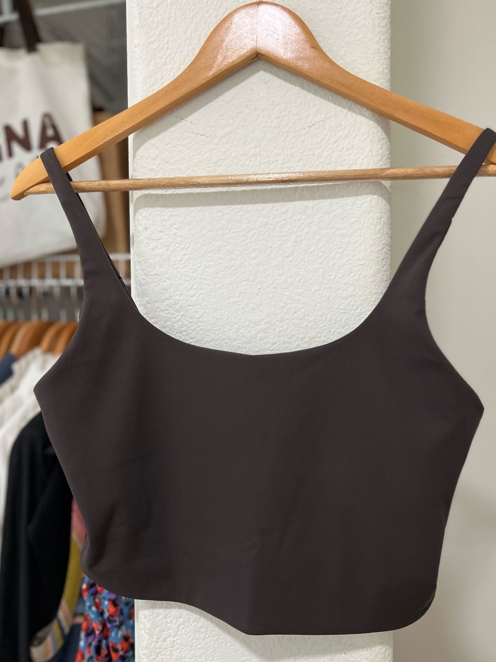 ATHLETA Brown Crop Tank Top - Picture 2 of 6